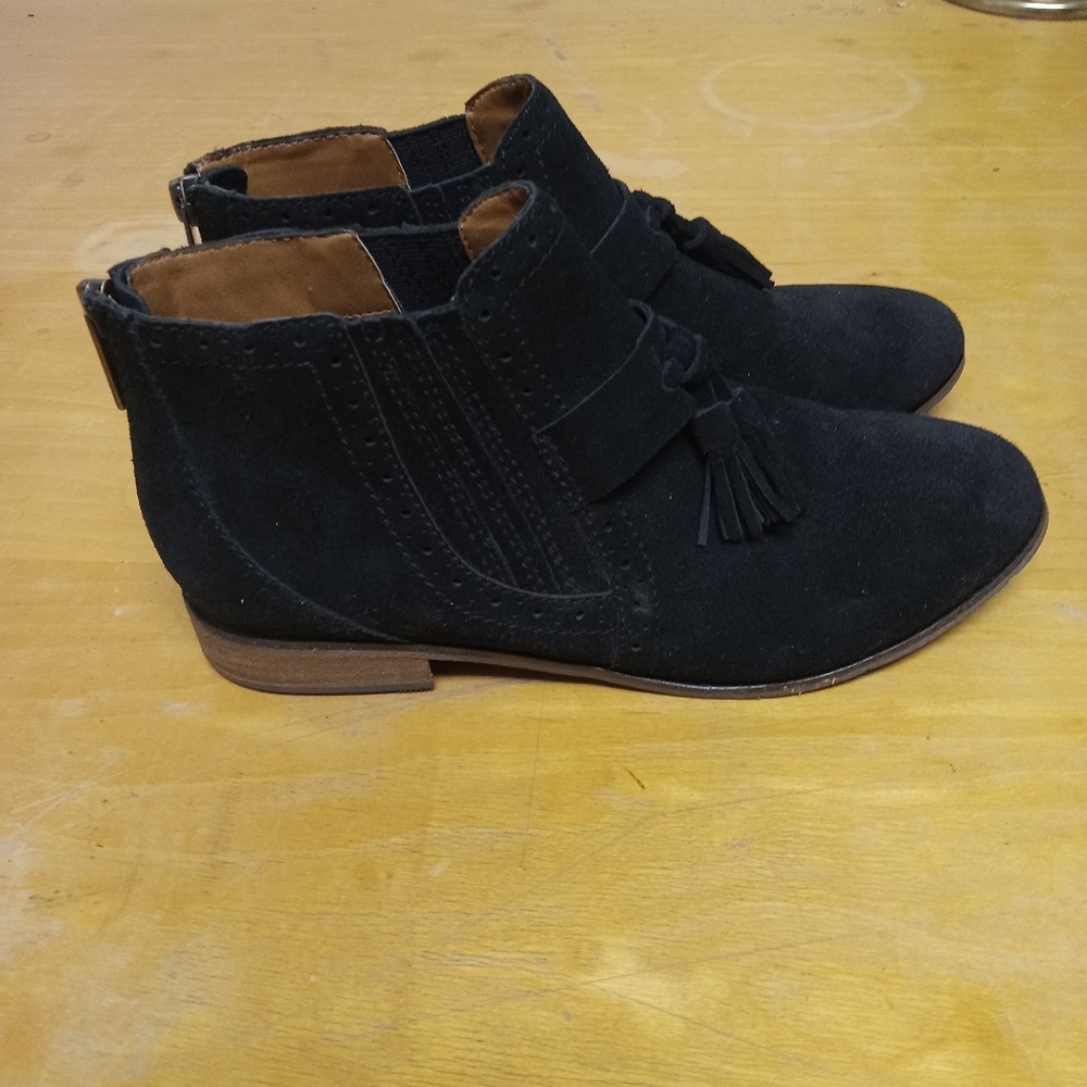 Black Suede Ankle Boots
